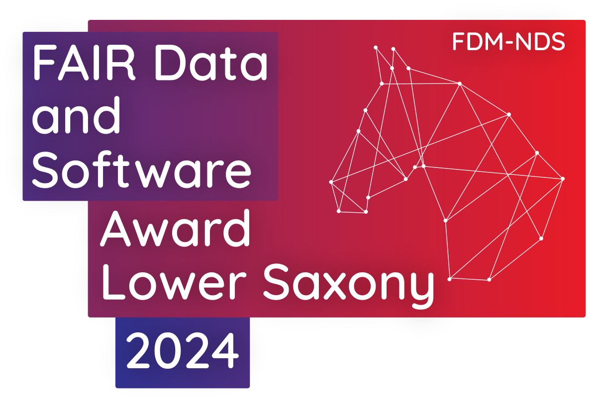 Logo of the FAIR Data and Software Award Lower Saxony of FDM-NDS