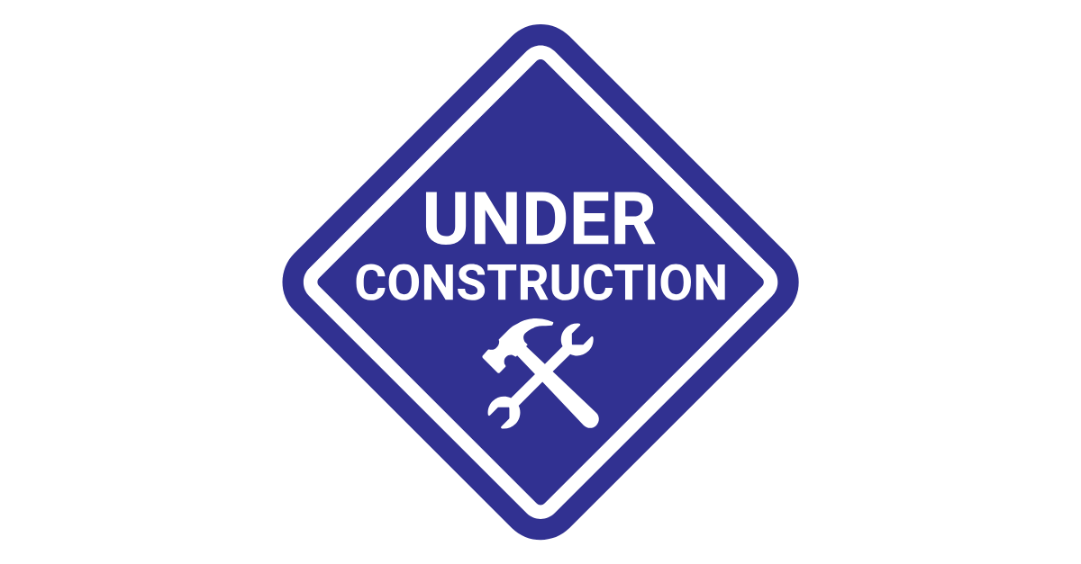 Under Construction sign